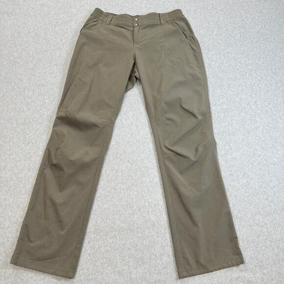 Kuhl Pants WMNS 12 Green Straight Lightweight Hiking Mid-Rise Outdoor Athletic - Picture 7 of 15